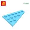 Нетоксичные 50 шт./лот 48205 4x6 Клин Правая пластина Строительные блоки Moc Классические аксессуары Совместимые с Кирпичными игрушками Подарочная коробка для детей