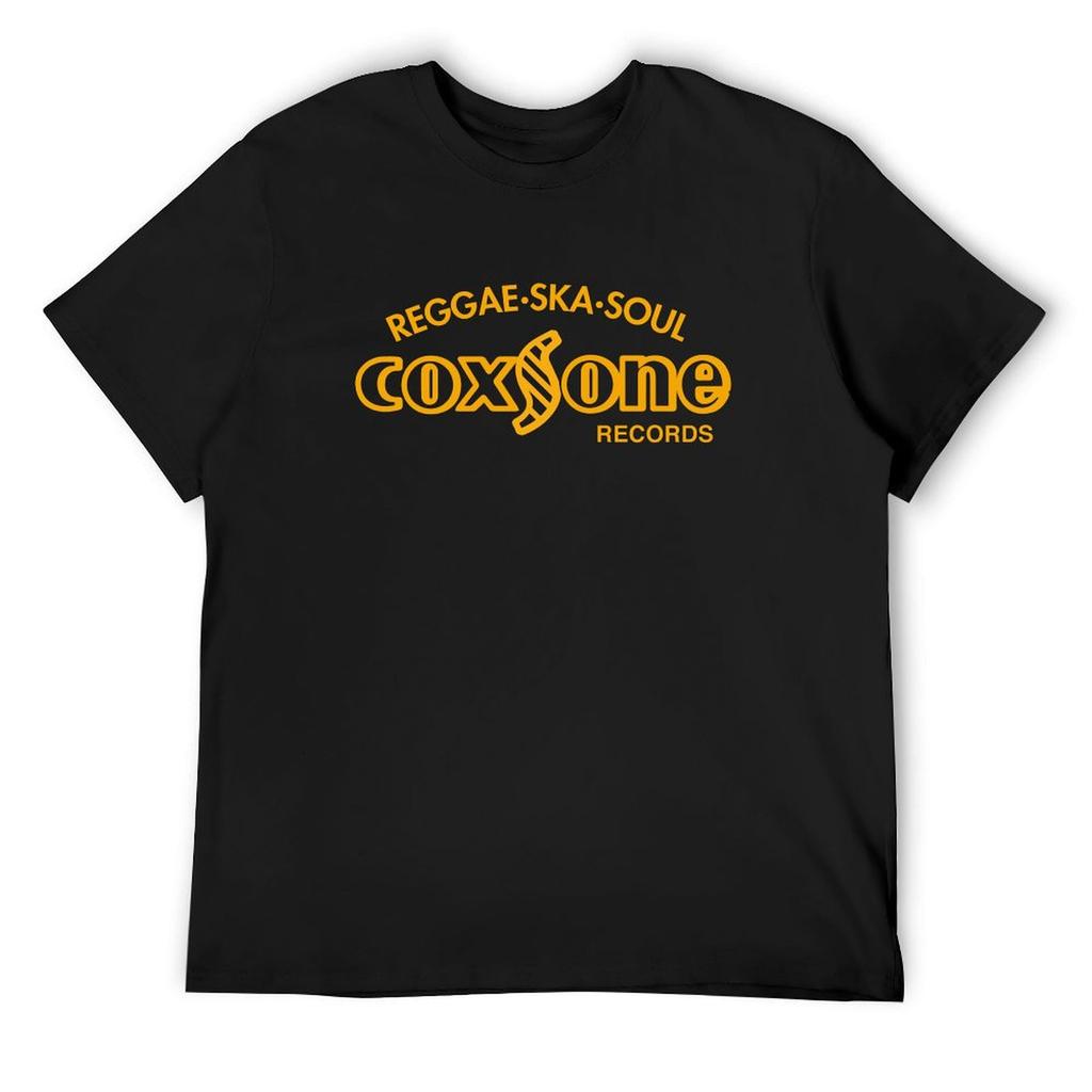 Coxsone Records - Футболка с логотипом лейбла регги, базовая футболка, аниме футболки, мужские футболки с принтом