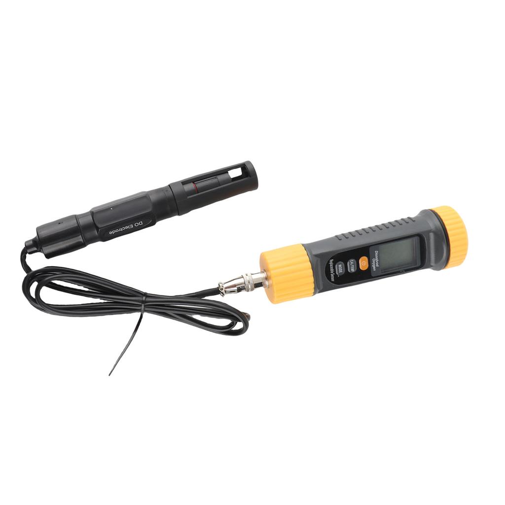 Digital Dissolved Oxygen Meter 2 Modes Backlit LCD Display Portable DO Tester Dissolved Oxygen Test Kit for Pond Fish
