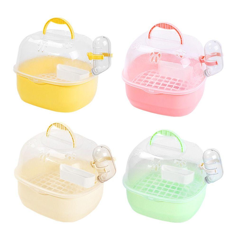 Transparent Travel Bird Cage Large Space Small Animal Carrier Universal Parrot Carry Box  Small Pet