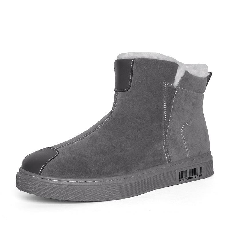 Трансграничная тенденция: Мужские и женские зимние ботинки с бархатной подкладкой — модели Warm Snow и Martin