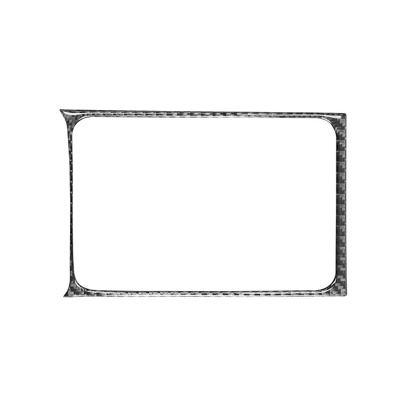 For Volkswagen VW Golf 8 MK8 2020 2021 Auto Central Cup Holder Decoration Frame Trim Carbon Fiber Car Interior Accessories