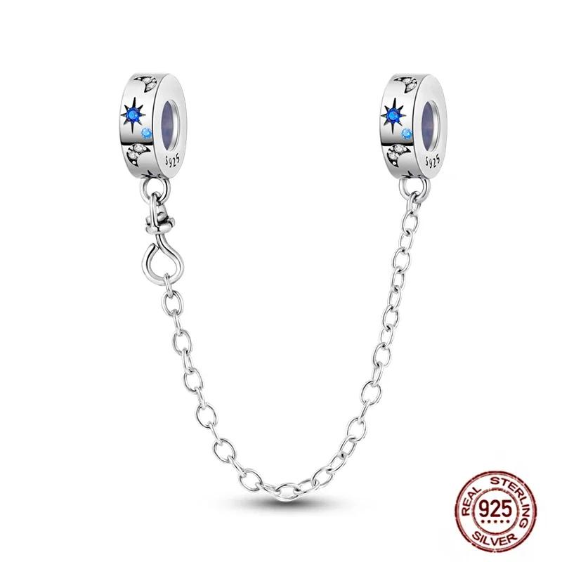 New Copper Charms Buttefly Daisy Safety Chain Cat Paw Change Beads Fit Original Bracelet Ladies Diy Jewelry