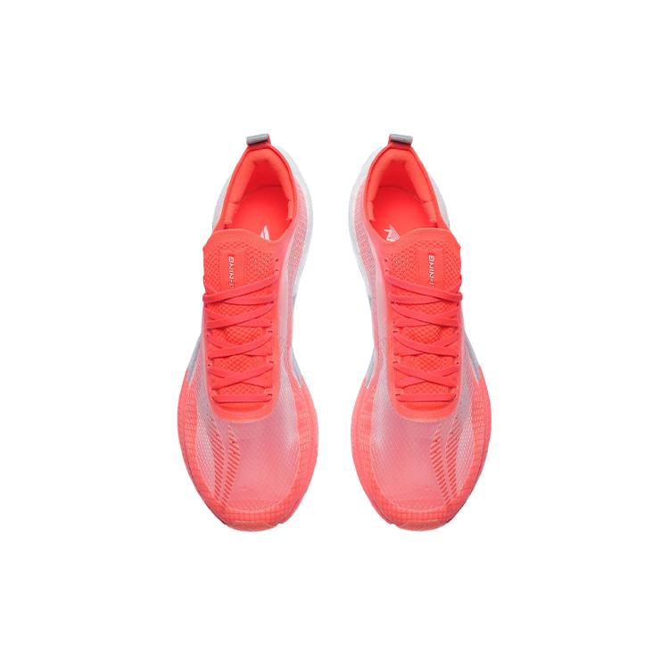 Li Ning Feidian 2 Elite Низкие Беговые Кроссовки Женские Неоновый Фруктовый Красный ARMS018-1