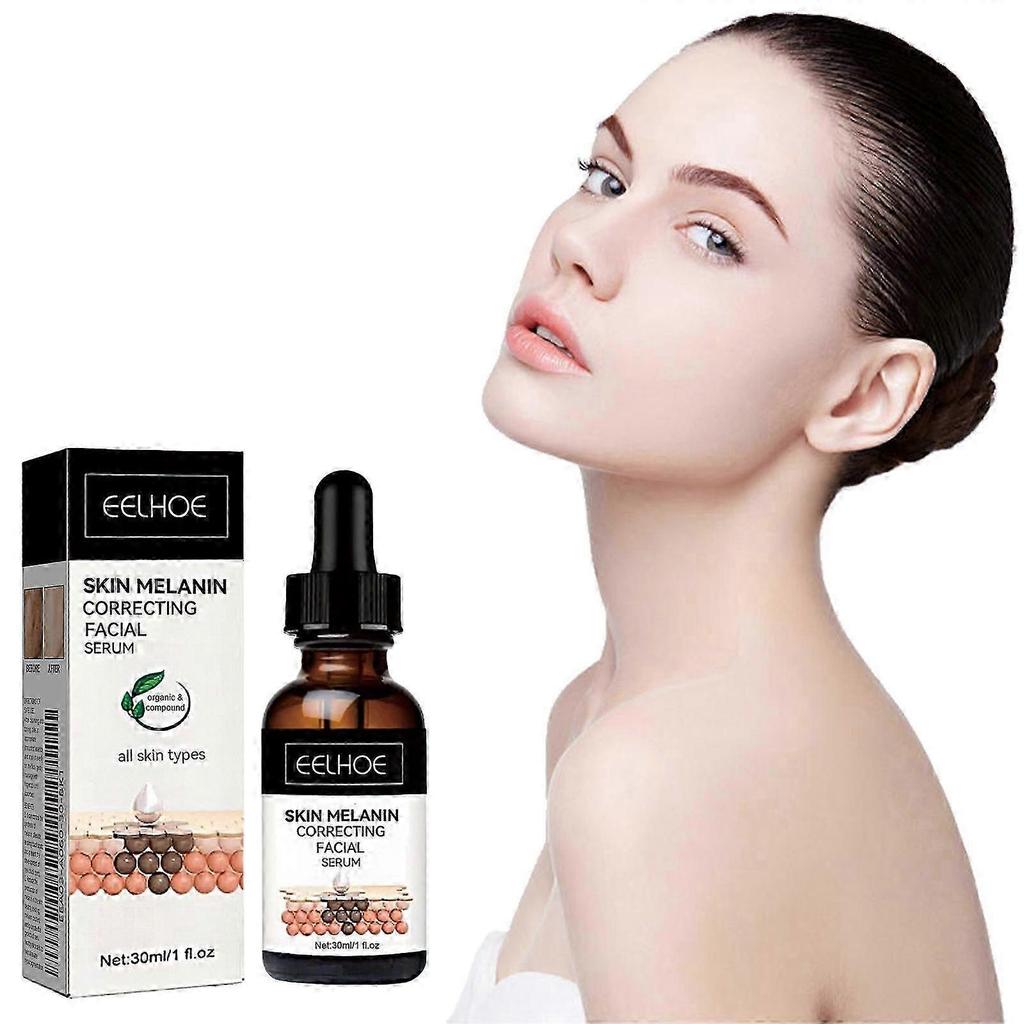 Melanin Correcting Serum Fade Dark Spots Anti Freckle Melasma Remover Lightening Pigment Blemish Vitamin C Face Essence New Arrival S03 less