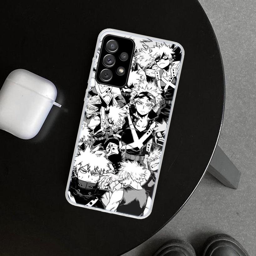 Чехол для телефона Dakugou Katsuki MHA My Hero для Samsung Galaxy A12 A22 A32 A52 A72 A02S A51 A50S A31 A20S A10S Note 20 Ultra 10
