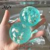 Stress Reducing Fidget Toy 1/2Pcs Ocean Beach Ball Anxiety Relief Clear Squeeze Shell with Seashells Inside Office Workers Relaxation Sensory