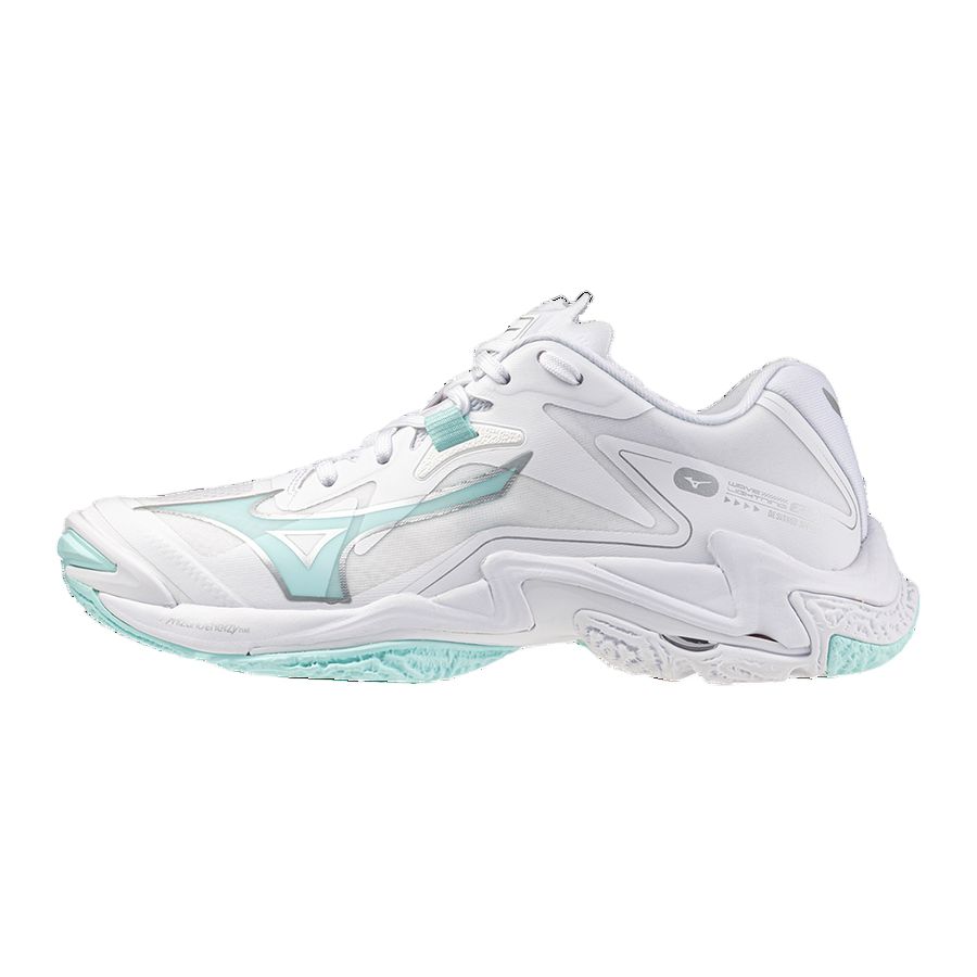 Mizuno Wave Lightning Z8 White Blue Tint Women Sneakers V1GC240045