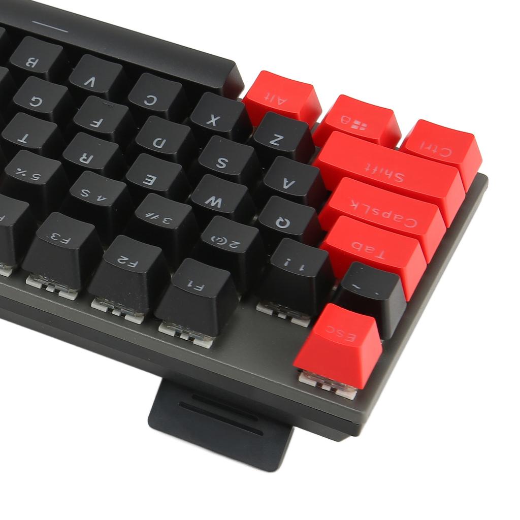 Mechanical Keyboard 87 Keys Blue RGB Backlit Contrast Color Ergonomic Wired Keyboard for Laptop Desktop PC