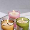 1pc Fragrant Candle Creative Nordic Glass Cup Soy Wax Smokeless Aromatherapy Candle for Home, Wedding, Festival Party Candles