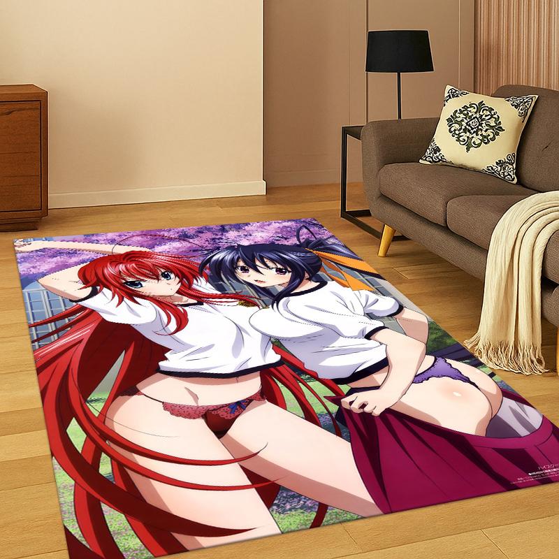 Аниме High School DxD Сексуальная Девушка Мультяшный Ковер Коврик для Спальни Гостиной Дивана Прикроватный Коврик Домашний Декор, Детская Игровая Зона Ковер Нескользящий