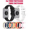 Silicone Replacement Watch Strap for TIMEX TW2T35400 TW2T35900 Smartwatch Bracelet Accessories