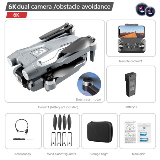 Новая профессиональная HD-дрон Z908 Max с двойной камерой, бесщеточный двигатель, мини-аэрофотосъемка, FPV, предотвращение препятствий, Wi-Fi, квадрокоптер, игрушка