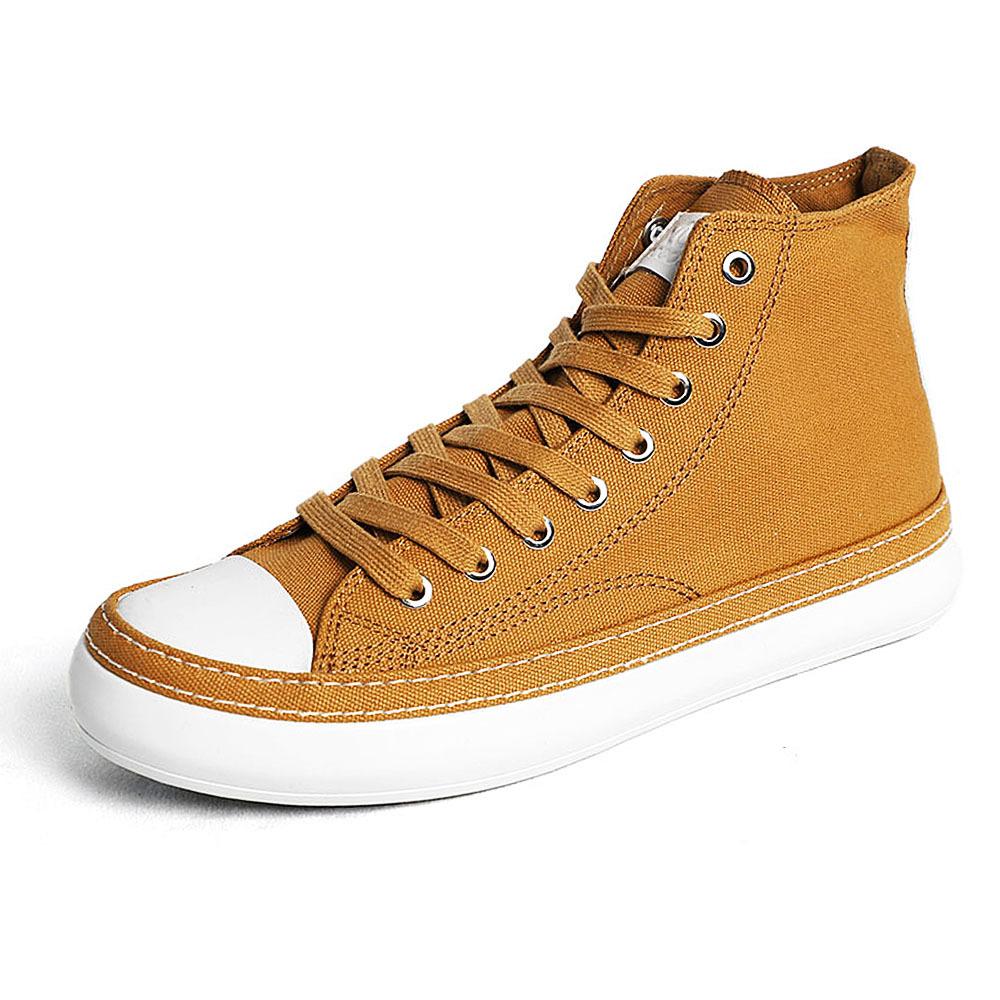 Men's High Top Canvas Shoes Spring Autumn Season New Breathable Casual Fashion Versatile Board Shoes Classic Trendy Sports Shoes