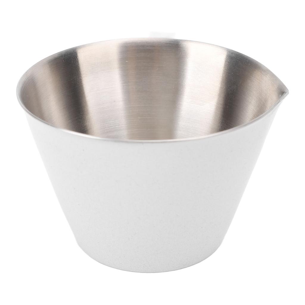 Мерный стакан из нержавеющей стали Двойная шкала V-образный носик 100 мл Молочник для взбивания молока Чашка для кофейного шота