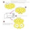 Микроволновая печь для яиц (Цветок + Сердце) Плита, форма для яиц на пару, форма для вареных яиц, мини-завтрак