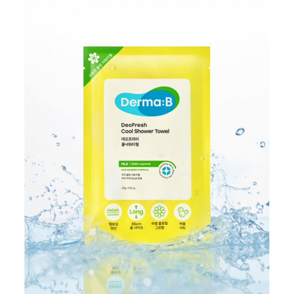 Dermab Deofresh Прохладное полотенце для душа 25 г x 5