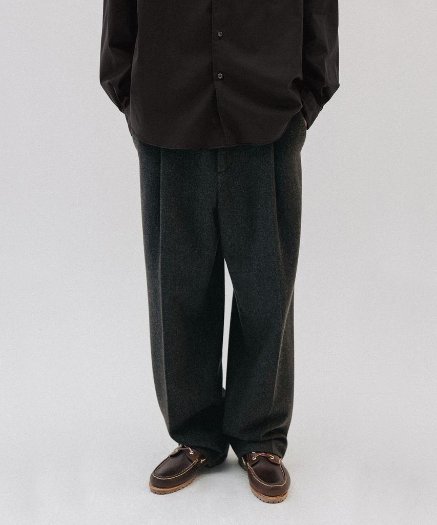 BLANKROOM Wool Trousers_Brown