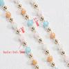 1Meter Crystal Cube Bead Chain Macaroon Colorful Bohemian Square Beads Chain for Necklace Bracelets Jewelry Making DIY