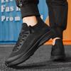 Модная ультралегкая беговая обувь мужская трендовая уличная обувь для ходьбы мужские амортизирующие кроссовки для бега повседневные кроссовки мужская обувь черная