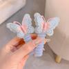 2PCS DIY Telephone Wire Line Butterfly Straight Hair Tie New Ponytail Holder  Girls