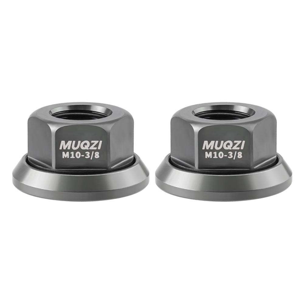 2pcs M9/M10/M10*3/8 Bicycle Hub Nut Aluminum Alloy Anti-rust Rear Axle Screw High Strength Anodizing Bike Accessories Cycling