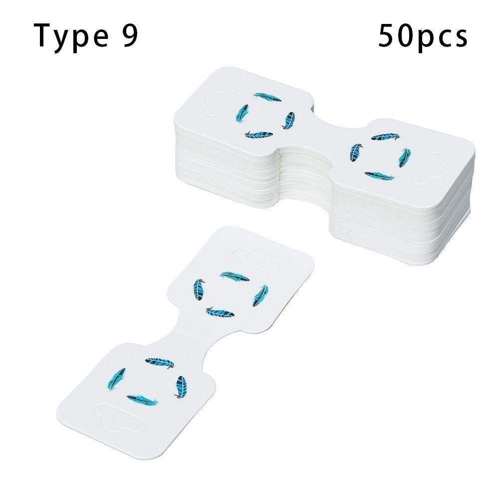 Necklace Bracelets Jewellery Packing Card DIY Package Hanging Blank Tag Display Holder Cardboard