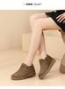 2026 Women's Winter Snow Boots - Short, Plush Velvet, Warm, Comfy, Thick Heel, Autumn/Winter Cotton Footwear