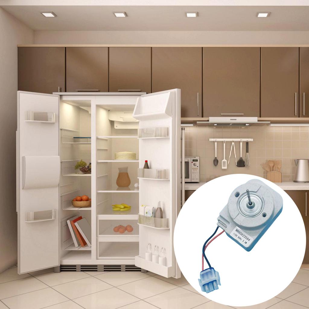 Двигатель вентилятора испарителя холодильника 115 В для WR60X23584 Запасная часть для холодильника Двигатель вентилятора конденсатора холодильника Аксессуары