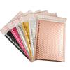 10PCS Rose Golden Bubble Mailers Aluminized Bag Laser Envelope Self Seal Postal Gift Packaging Bag Thickened Jewelry Bag 18*23cm