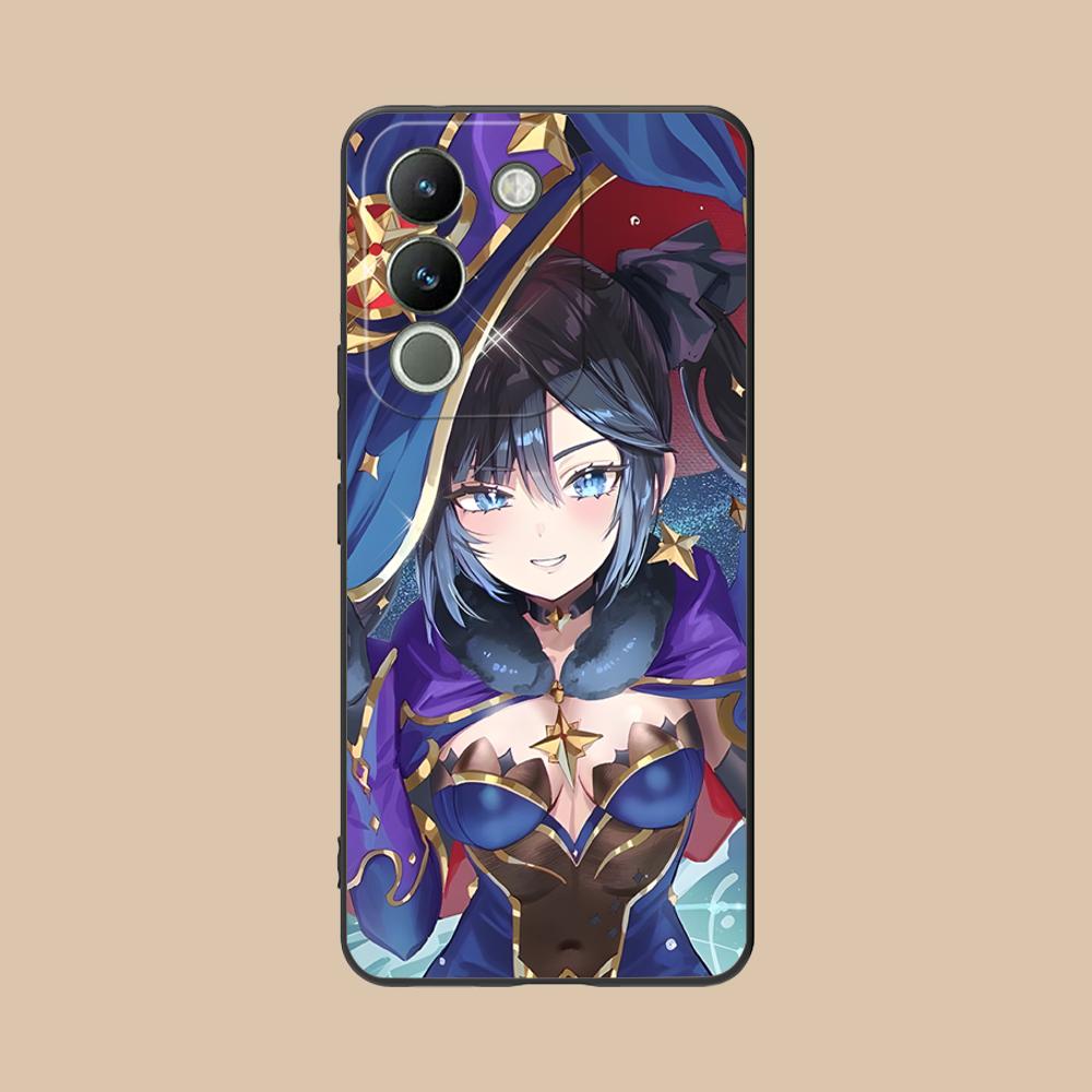 Игровой чехол GI Mona Матовый ТПУ для мобильного телефона VIVO Y77 76 75 74 73 72 58 56 55 51 50 38 36 Y19 Y18 Y03 Y01 5G Цветная крышка