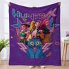 Flannel Blanket Witch Hunter K-Pop Series 4 Blankets Nap Blanket Autumn And Winter Flannel Blanket Can Be Connected To Jit