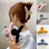 Women Fashion Autumn and Winter Hairpins Barrette Hairgrips Accessories Plush Hair Clip Faux Fur Headwear Claws Combs Clamps