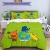 3pcs Die Maus Bedding Set Duvet Cover Closure Includes 1 Duvet Cover & 2 Pillowcases, Soft and Comfortable for All Seasons.