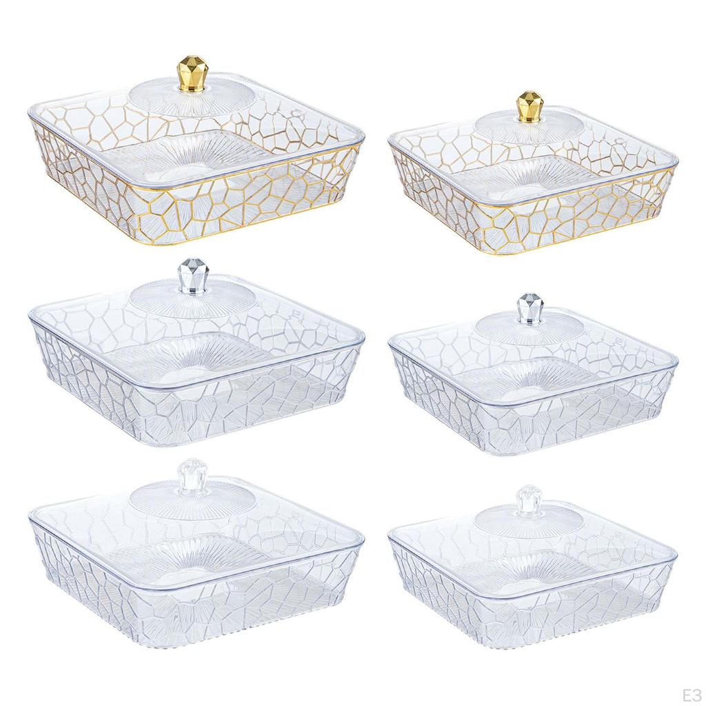 Поднос для хранения продуктов с крышкой для мероприятий и встреч