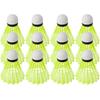 3/6/12Pcs Indoor Stable Durable Plastic Nylon Badminton Shuttlecocks Training Balls