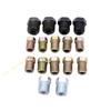 T21E 45 Sae Inverted Tube Nut Fitting for 3/16 Brake Line Tubing 16Pc Set