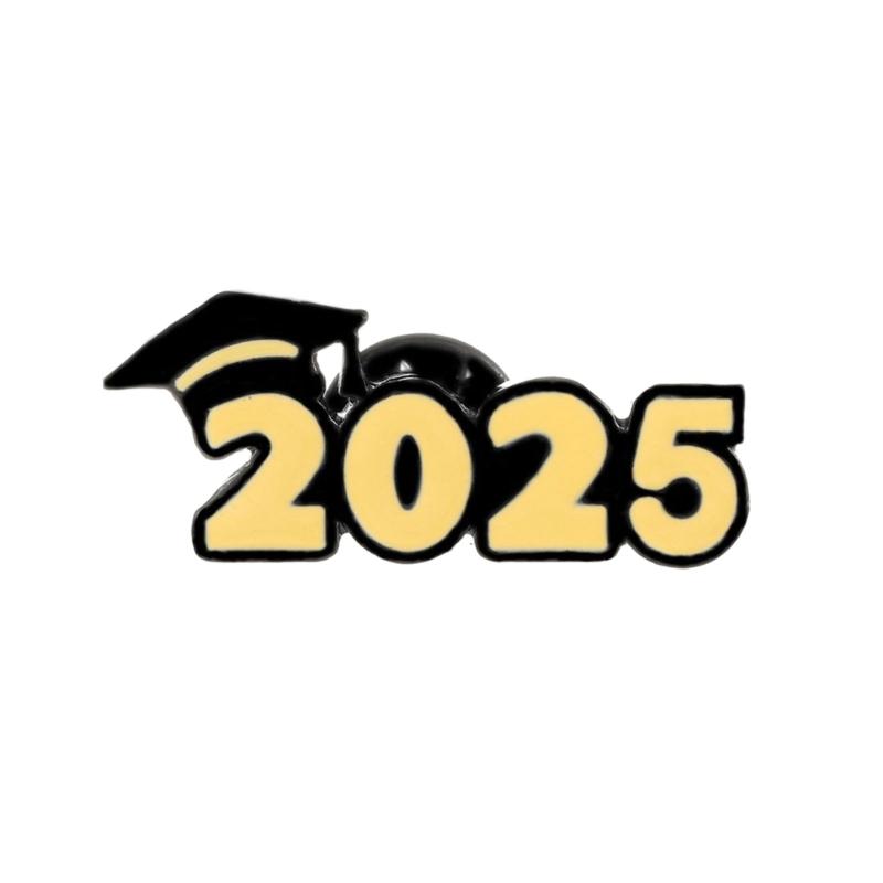 Elegant Graduation Caps Brooch Pin Beautifully Crafted Graduate Caps Pin Badge Adornment Enhancing Ceremony Attire