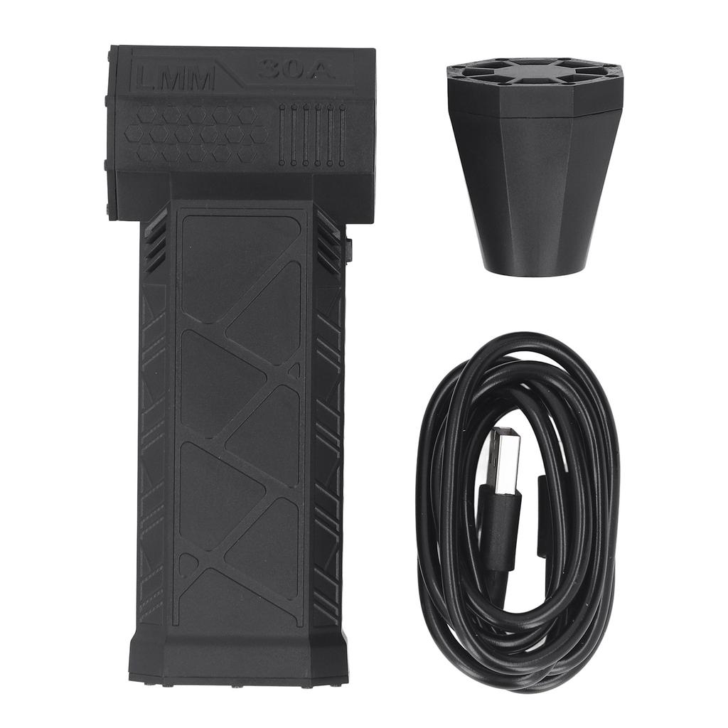 200W Mini Jet Blower Rechargeable 3 Gear Adjustable Cordless 130000RPM Electric Air Duster for PC