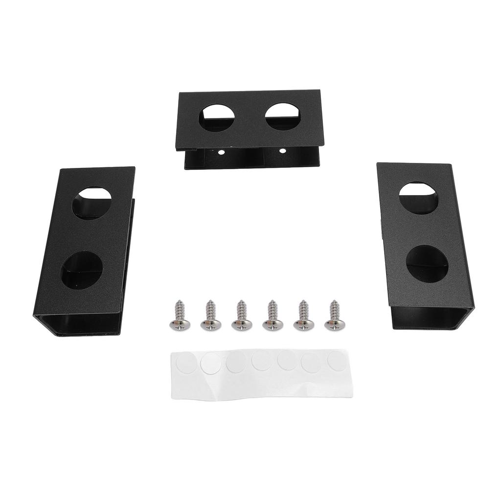 Under Desk Laptop Mount Aluminum Alloy Metal Under Desk Shelf Device Holder with Anti Scratch