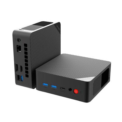 ПК с AMD Ryzen 5 Быстрее, чем Mini PC R5 Windows 16 ГБ 512 ГБ 4 8 Максимальная частота WiFi Маленький Тройной дисплей Одновременная Энергия Быстрый Нагрев Тихий