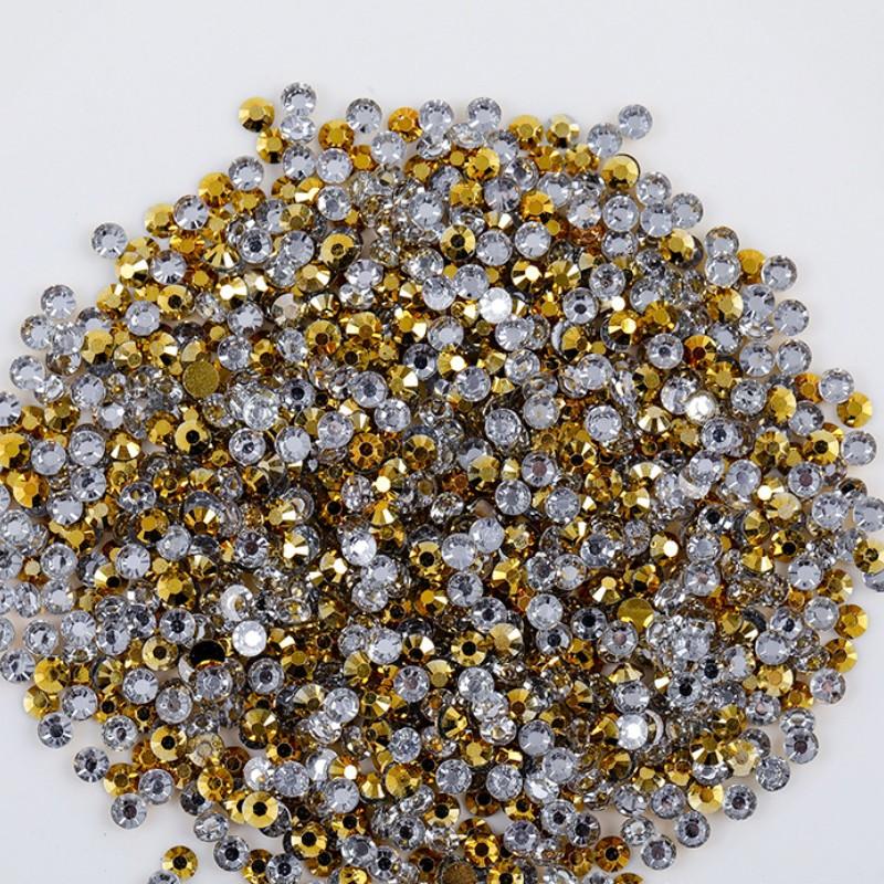 of High-quality Flat Bottomed Resin Diamond Nail Polish Diamond Color DIY Jelly AB 14 Cut Surface Sticking Rhinestone