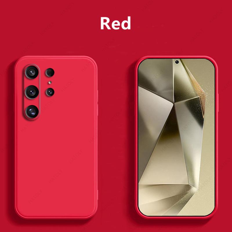 Для Samsung Galaxy S25 Ultra Чехол Накладка Для Samsung S25 Жидкий силиконовый бампер для мобильного телефона Funda Para Задняя крышка