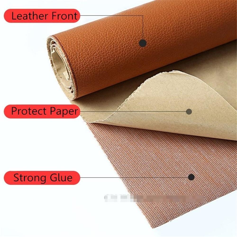 Self-Adhesive Leather Repair Patch, Waterproof & Durable PU Leather Tape For Sofas, Car Seats, Jackets & Bags, 17 Colors & 3 Sizes