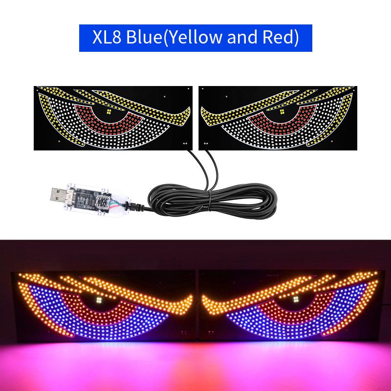 Car Interior LED Light Flexible LED Panel Devil Eye Lights Car Decoration Lamp