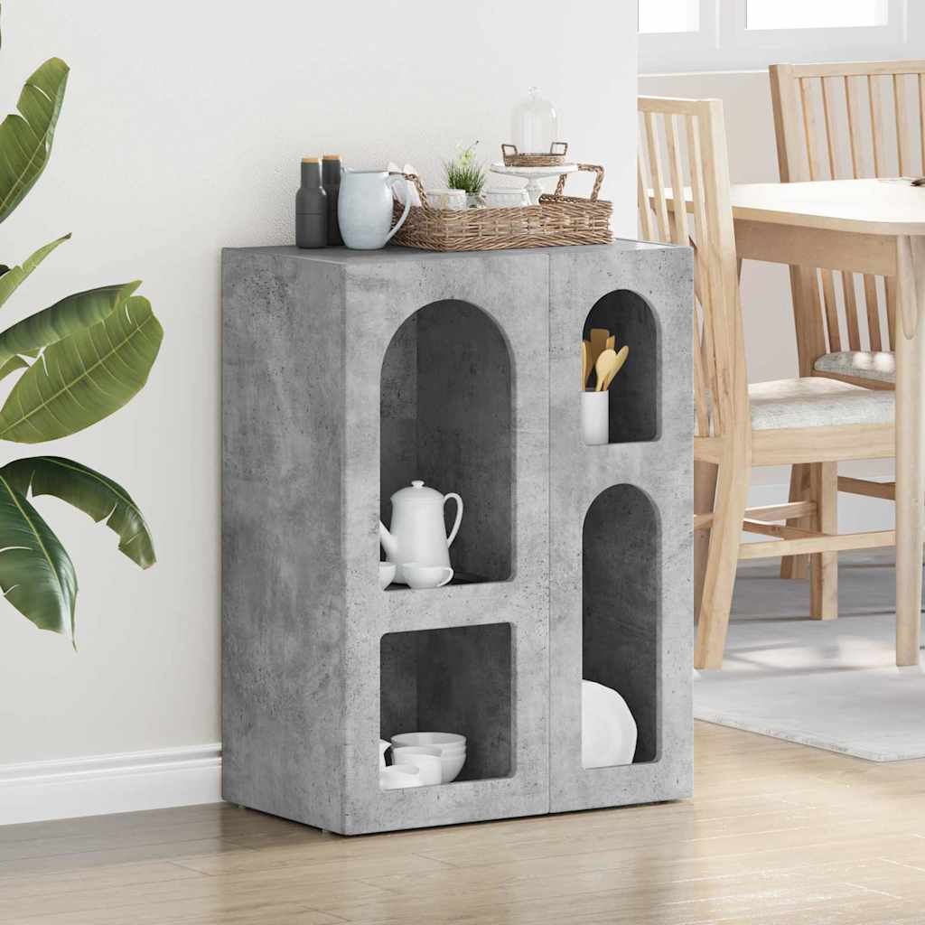 Sideboard ELST Concrete Gray 59 x 35 x 80.5 cm Engineered Wood