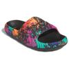 Adidas Кроссовки унисекс Adilette 22 Slide Black Paint Splatter Core-черный, полусолнечно-желтый IF1438