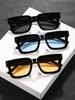 3PCS Colorful Punk Fashion Y2K Plastic Square Black Orange Blue Women Sunglasses For Men Daily Life Shades Eyewear Accessories.