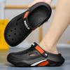 2025 летние мужские тапочки легкие EVA мужские повседневные туфли Hole Shoes Outdoor Garden Clogs мужские пляжные плоские шлепанцы