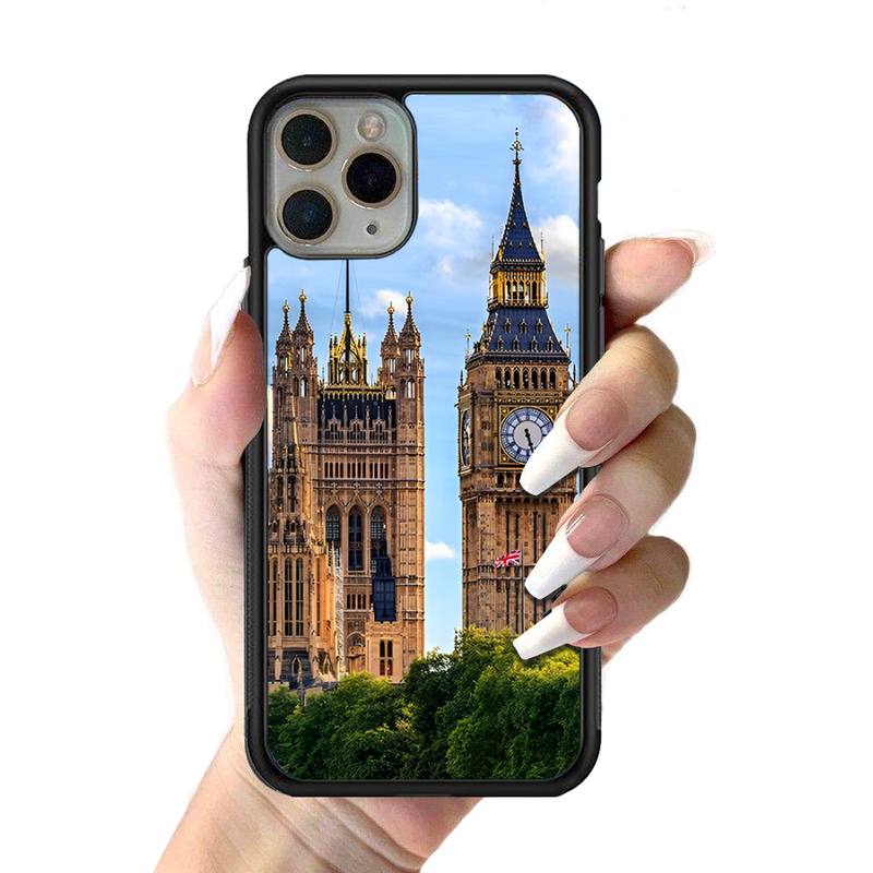 YNDFCNB Чехол для телефона с флагом Англии, Великобритании, силиконовый чехол из ПК+ТПУ для iPhone 11 12 13 Pro Max 8 7 6 Plus X SE XR, жесткие чехлы